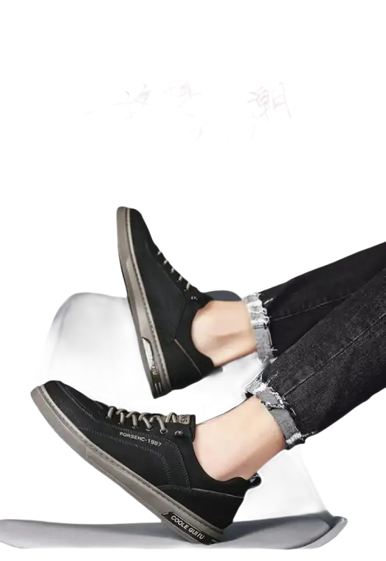 Black casual shoes.