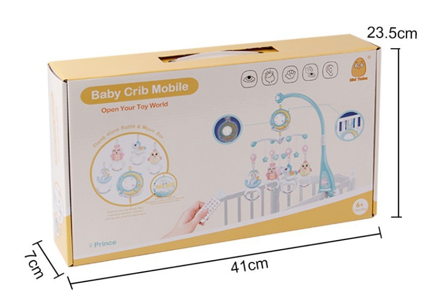 Baby Crib Mobile with Music, Projection & Remote Control š¶