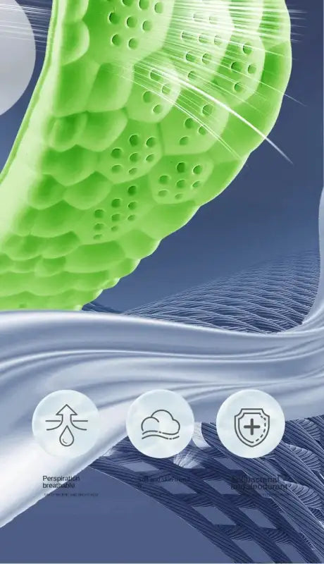 2023 4D Massage Insoles Super Soft Sports Shoes Insole for Feet Running Baskets Shoe Sole Arch Support Orthopedic