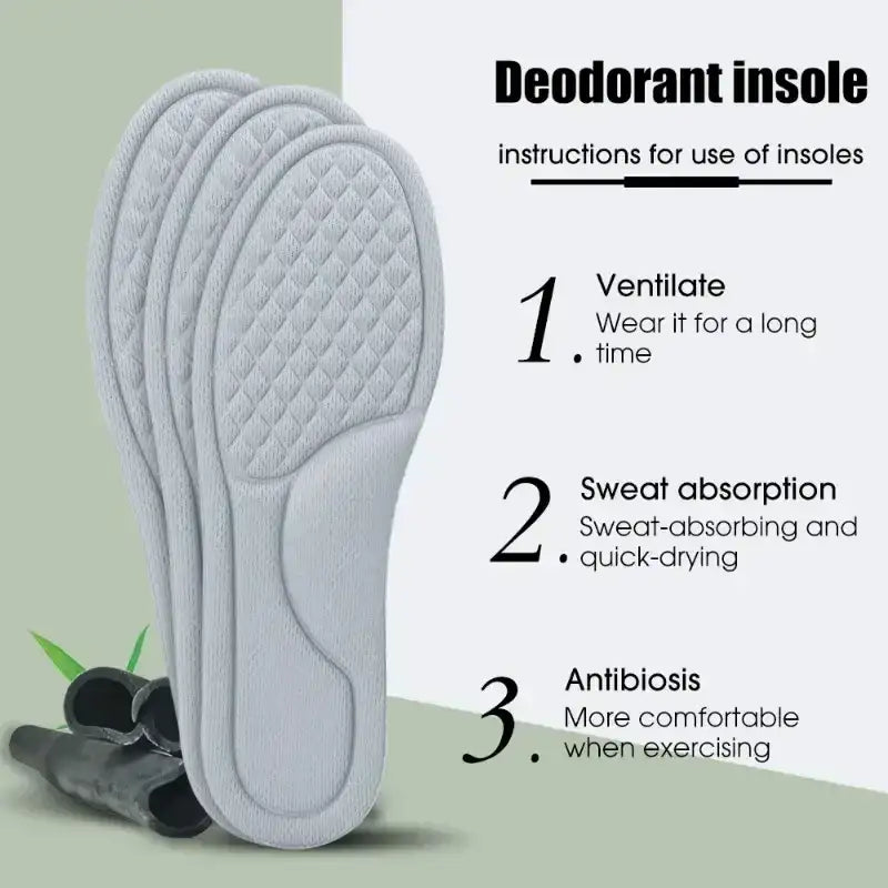 1pair 5D Sports Insoles invisible inner raised insole for male and female comfort with a soft sole and full cushion
