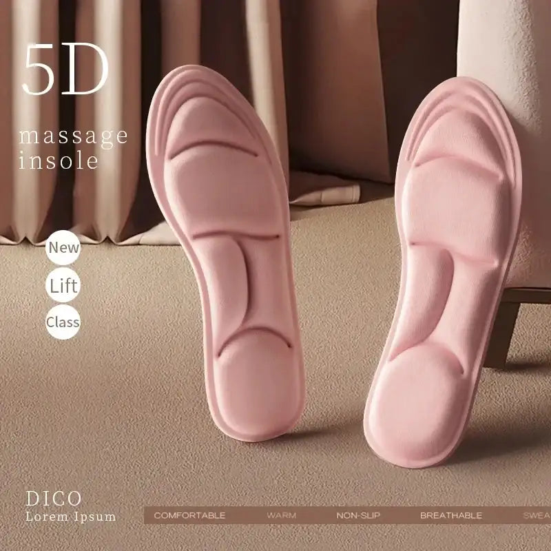 5D Massage Memory Foam Insoles For Shoes Sole Breathable Cushion Sport Running Insoles Soft and comfortable insole