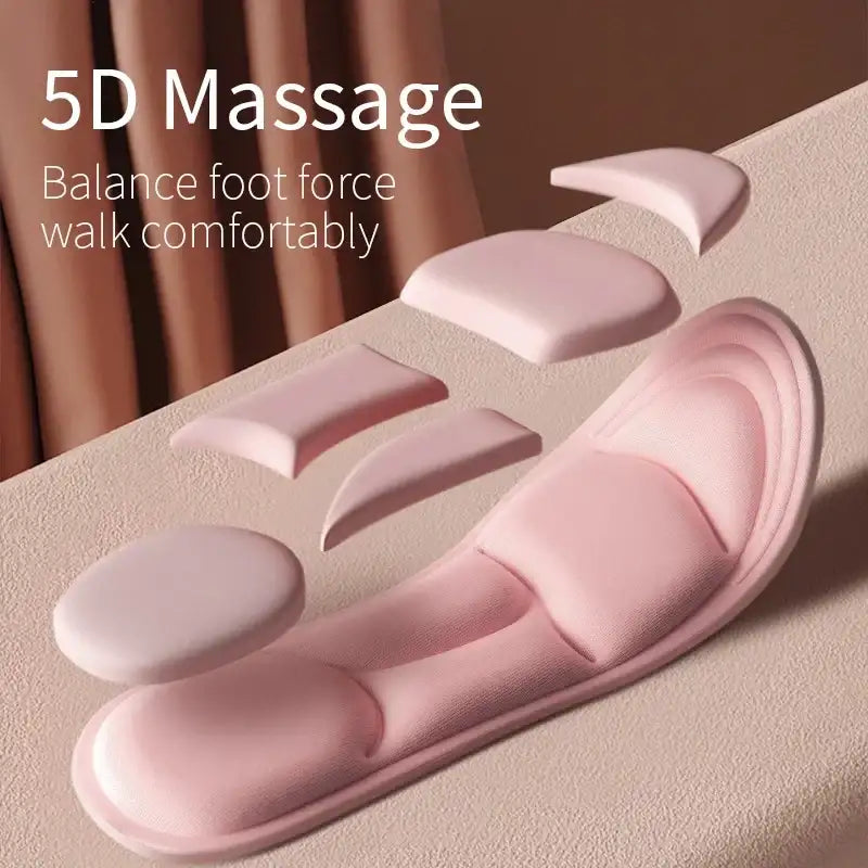 5D Massage Memory Foam Insoles For Shoes Sole Breathable Cushion Sport Running Insoles Soft and comfortable insole