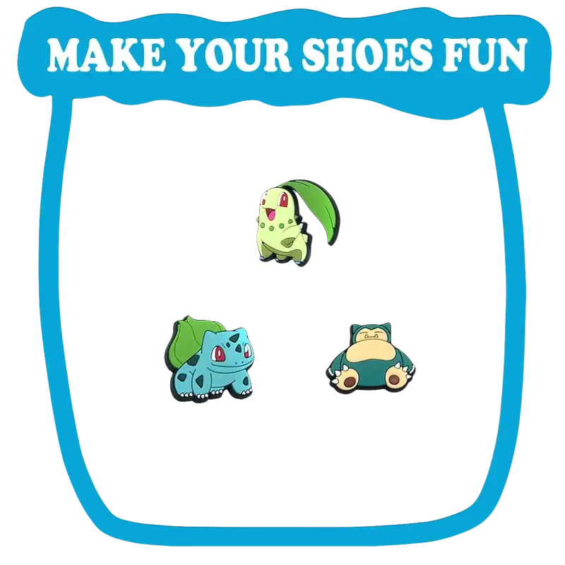 Pokemon shoe charms.