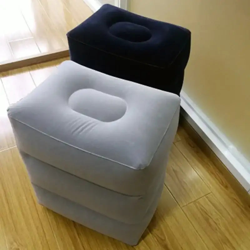 PVC Kids Flight Sleeping Footrest Pillow Resting Pillow On Airplane Car Bus Pillow Inflatable Travel Foot Rest Pillow