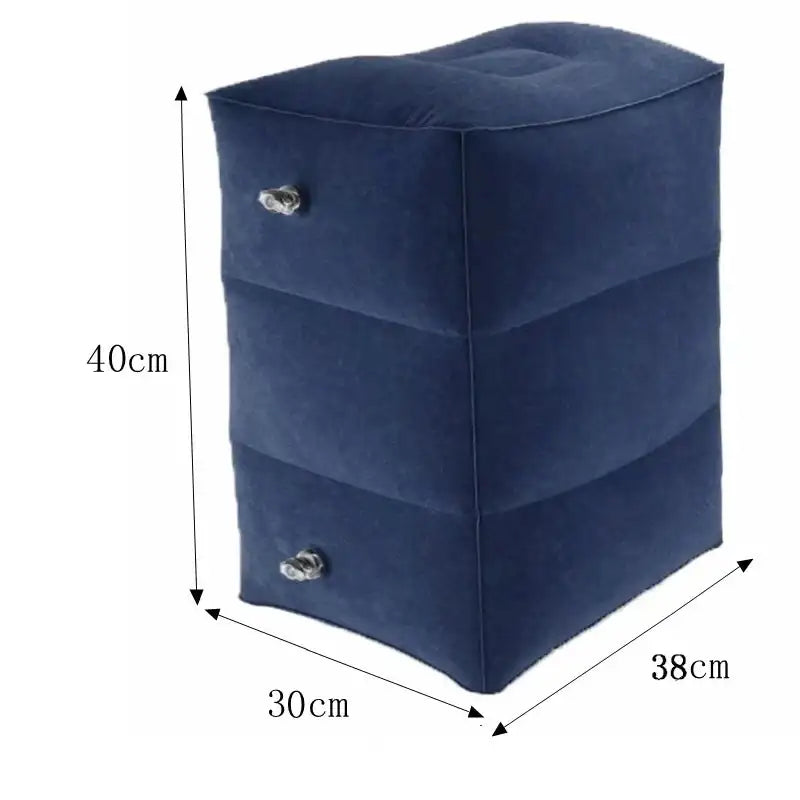 PVC Kids Flight Sleeping Footrest Pillow Resting Pillow On Airplane Car Bus Pillow Inflatable Travel Foot Rest Pillow