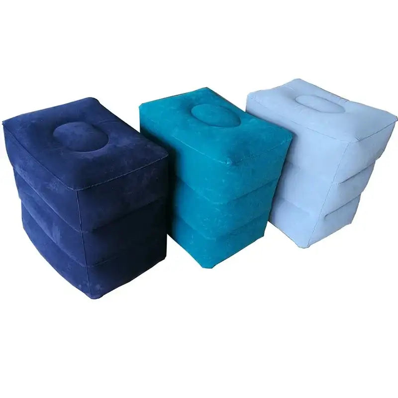 PVC Kids Flight Sleeping Footrest Pillow Resting Pillow On Airplane Car Bus Pillow Inflatable Travel Foot Rest Pillow