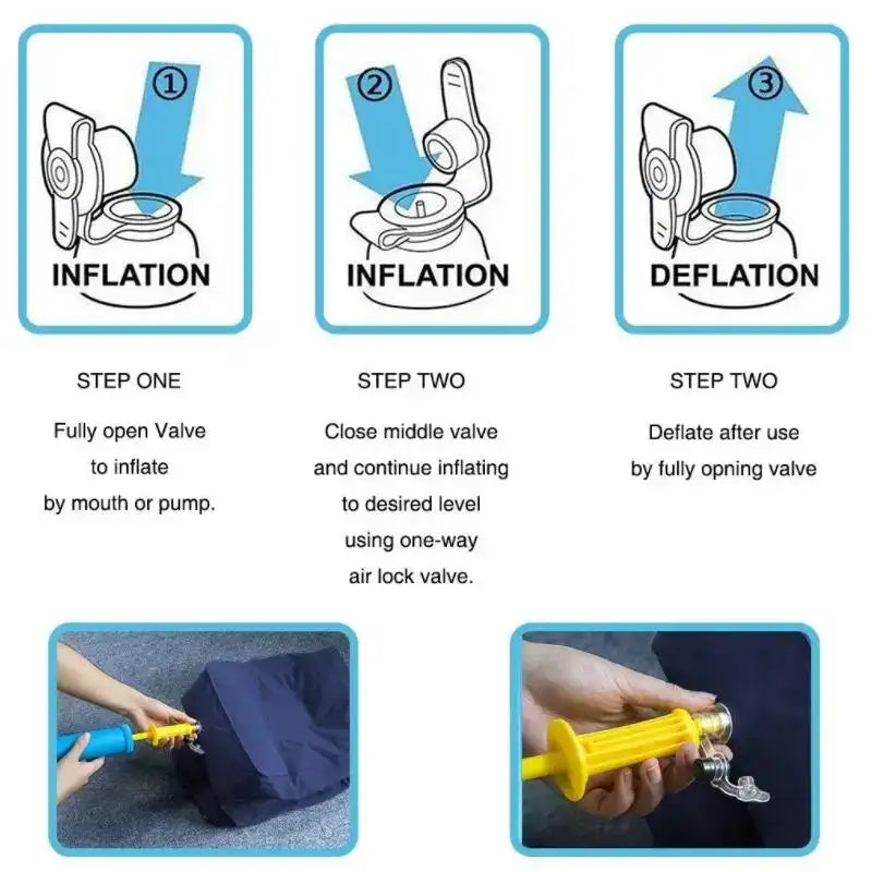 PVC Kids Flight Sleeping Footrest Pillow Resting Pillow On Airplane Car Bus Pillow Inflatable Travel Foot Rest Pillow
