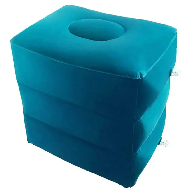 PVC Kids Flight Sleeping Footrest Pillow Resting Pillow On Airplane Car Bus Pillow Inflatable Travel Foot Rest Pillow