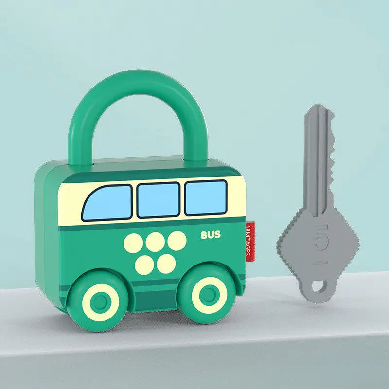 Children’s Key Unlocking Educational Toys - Bus