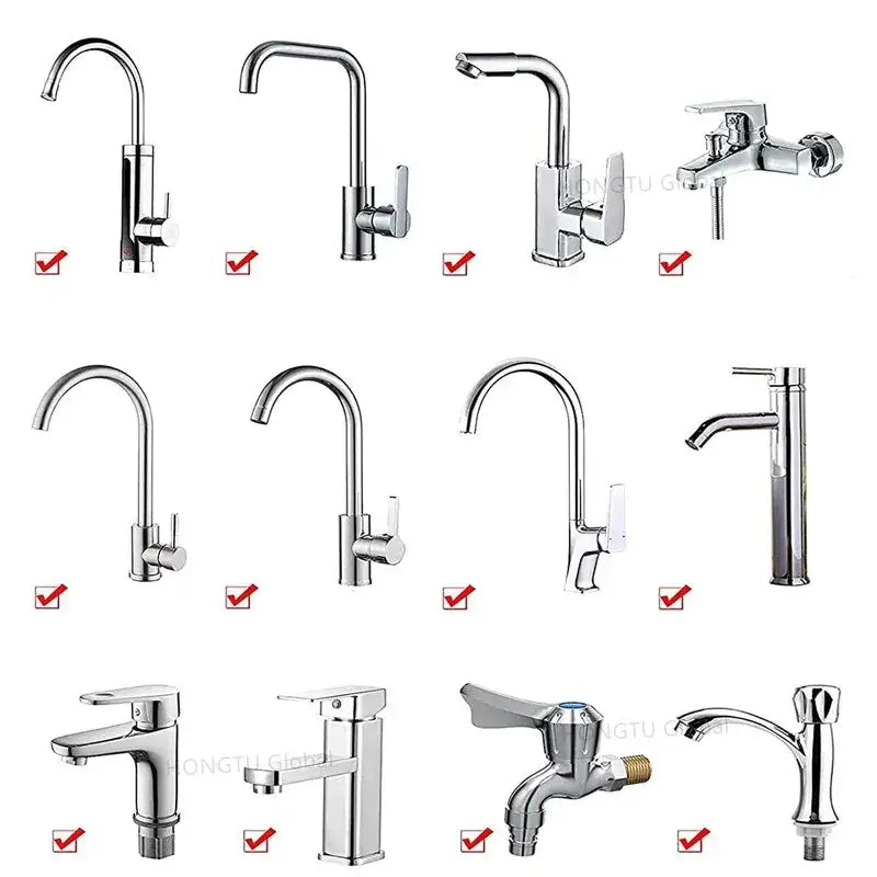 360° Rotary Kitchen Faucet Spray Head Filter washbasin Splash proof Adapter 2 Mode adjustable Kitchen Sink Faucet