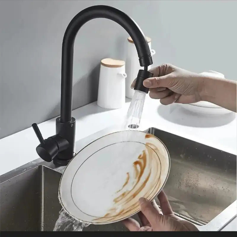 360° Rotary Kitchen Faucet Spray Head Filter washbasin Splash proof Adapter 2 Mode adjustable Kitchen Sink Faucet