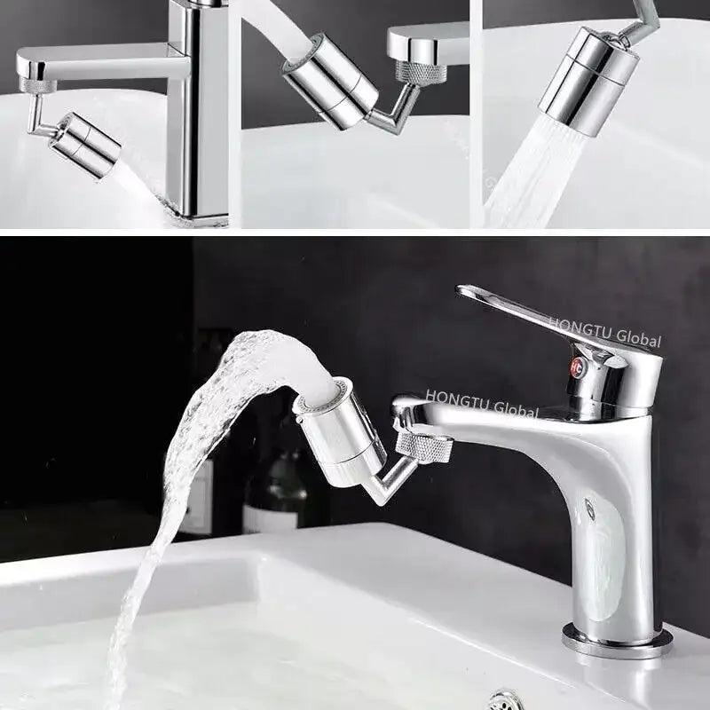 360° Rotary Kitchen Faucet Spray Head Filter washbasin Splash proof Adapter 2 Mode adjustable Kitchen Sink Faucet