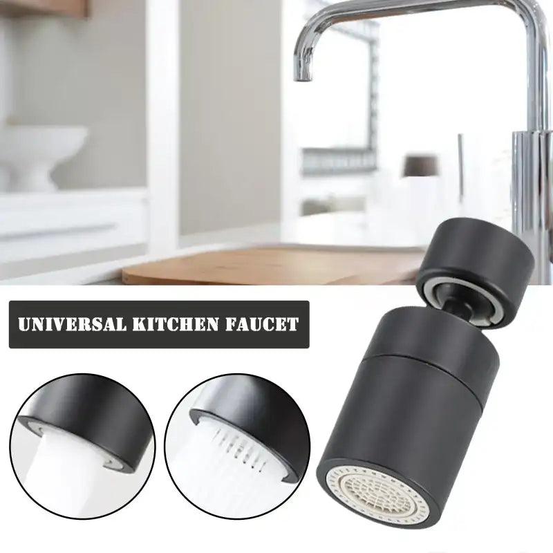 360° Rotary Kitchen Faucet Spray Head Filter washbasin Splash proof Adapter 2 Mode adjustable Kitchen Sink Faucet
