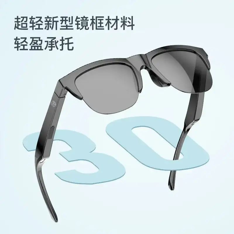 AudioVision Smart Glasses with Bluetooth Earbuds - F06