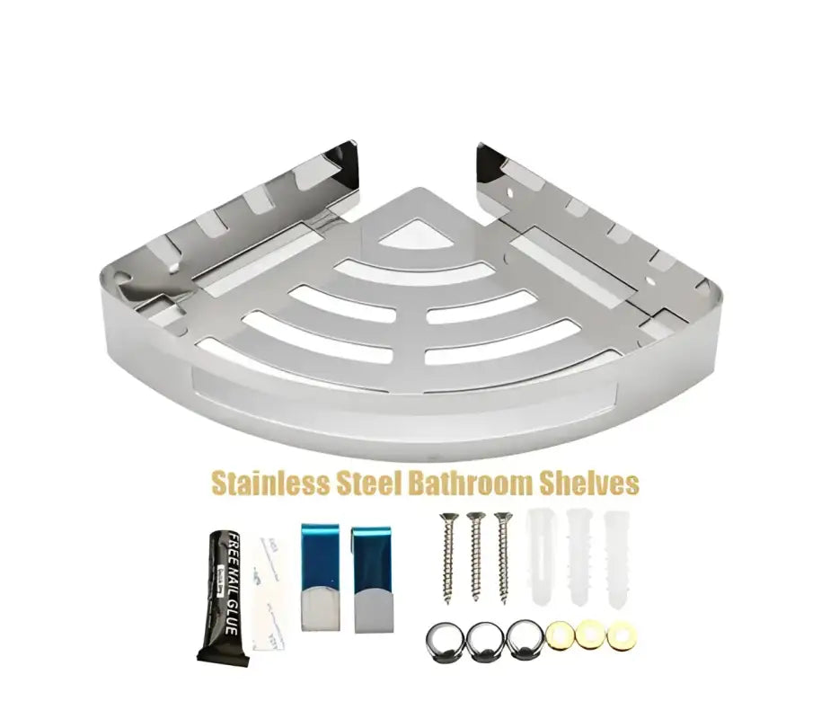 CornerCaddy: Stylish Bathroom Toilet Shelf - 1style