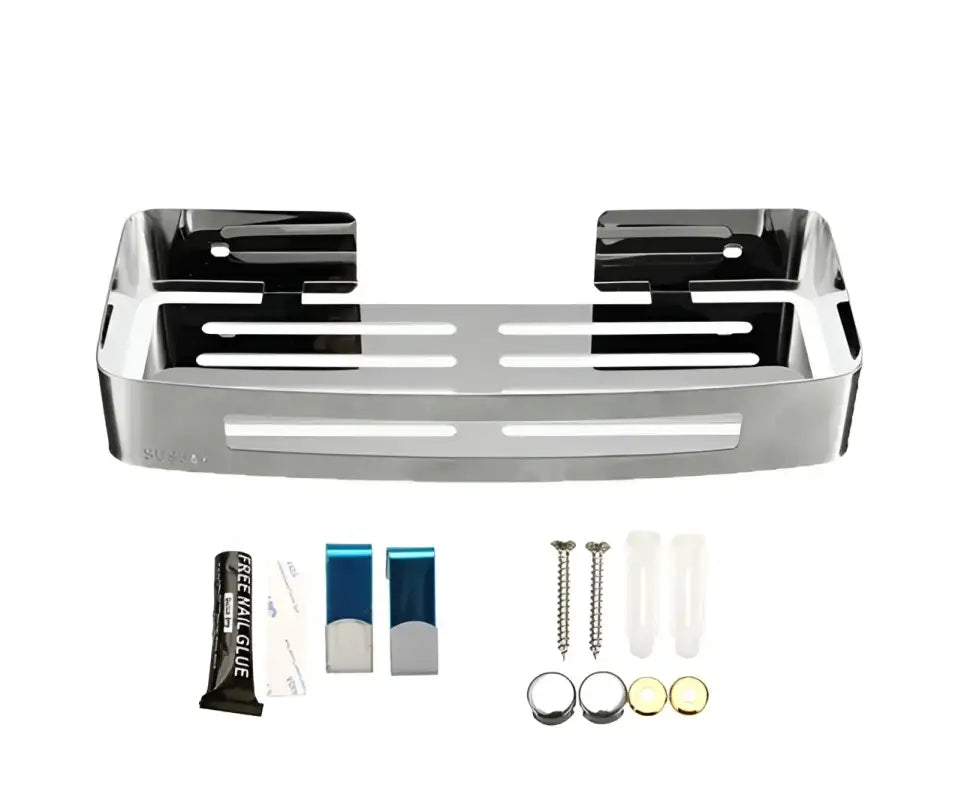 CornerCaddy: Stylish Bathroom Toilet Shelf - 2style