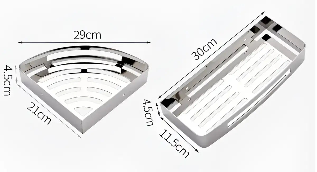 CornerCaddy: Stylish Bathroom Toilet Shelf
