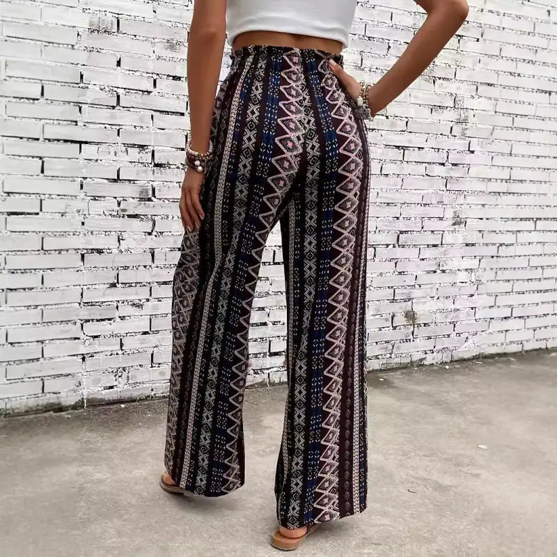 Boho Breeze Wide-Leg Trousers