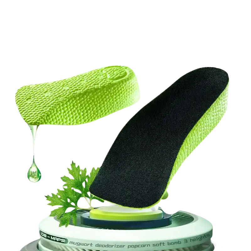 Deodorizing shoe inserts.