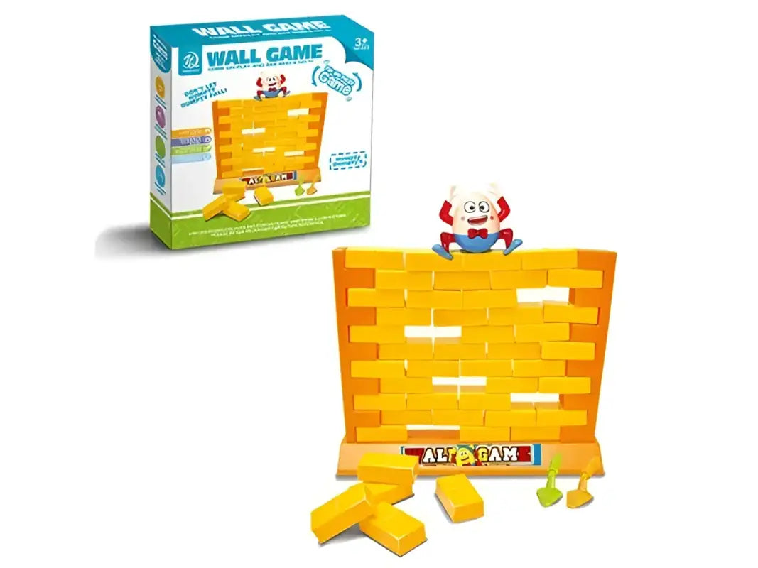 Wall game with Humpty Dumpty figure.