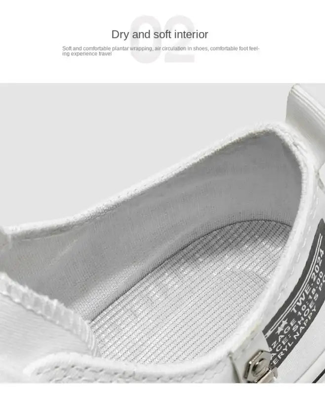 Men’s Canvas Shoe Male Sneakers Breathable Men Sports Black Cloth Shoe Trend Letter Men Low Cut Sneaker Casual Shoes