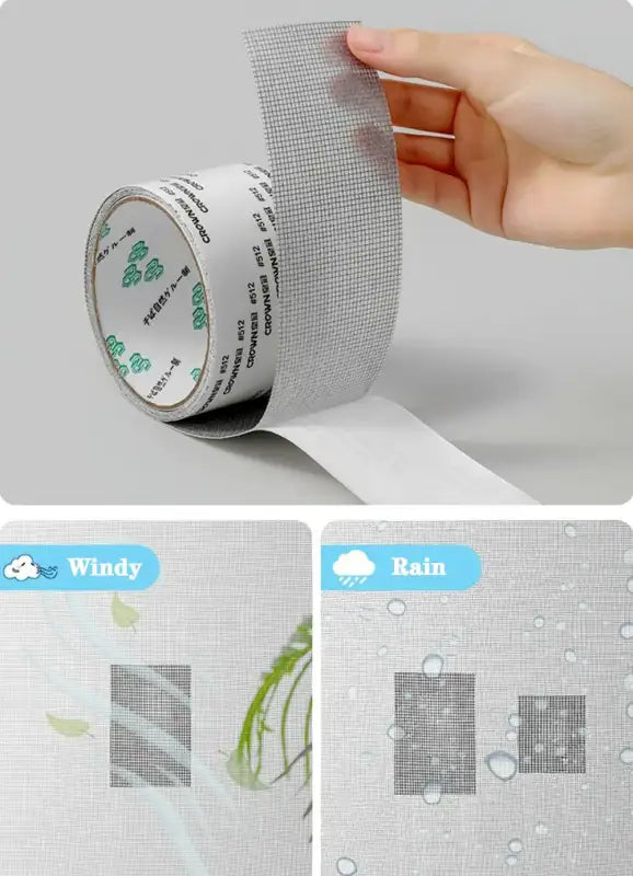 1ps Easy-to-Apply Waterproof Window Screen Repair Tape – Keep Mosquitoes Out with Our Anti-Insect Self-Adhesive Mesh