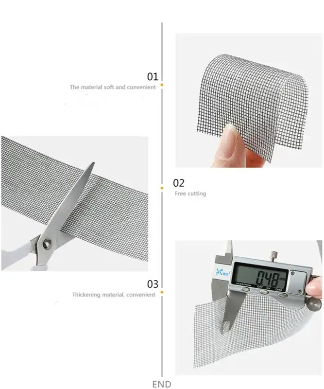 1ps Easy-to-Apply Waterproof Window Screen Repair Tape – Keep Mosquitoes Out with Our Anti-Insect Self-Adhesive Mesh
