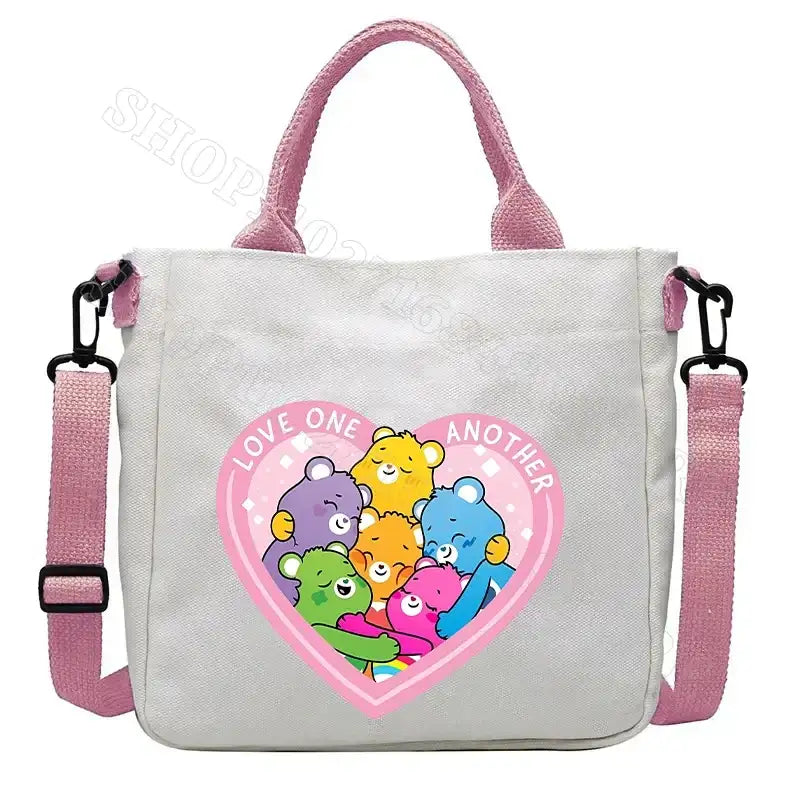 Care Bears tote bag.