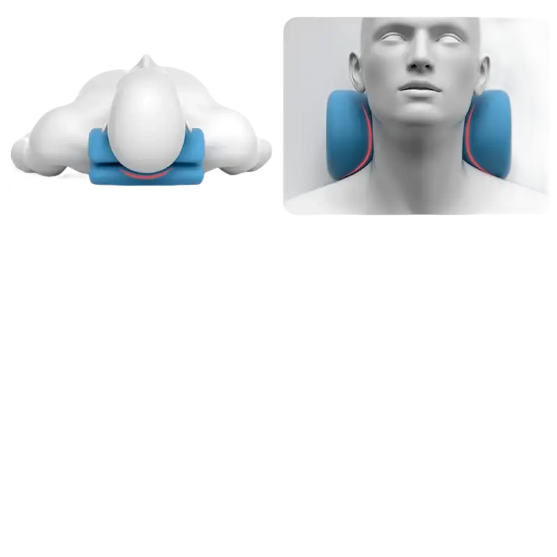 Neck support device instructions.