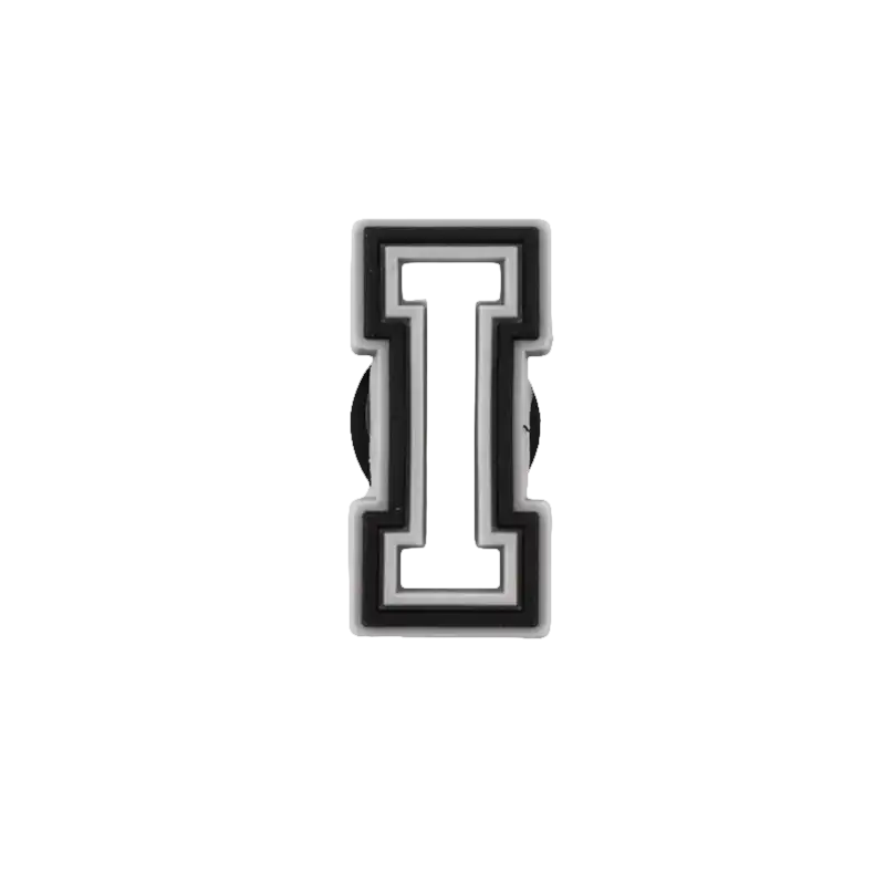 Letter ’I’ shoe charm.