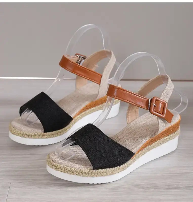 Sandals Women Shoes Fashion Wedge Sandal For Women Non-Slip Women’s Sandals Huaraches Light High-Heeled Sandals