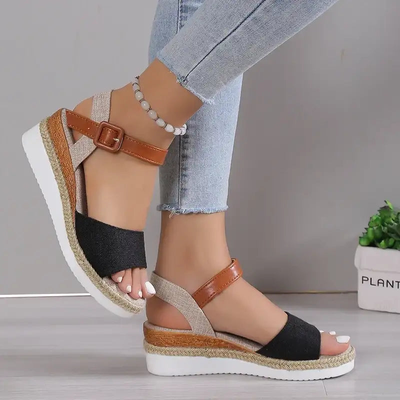 Sandals Women Shoes Fashion Wedge Sandal For Women Non-Slip Women’s Sandals Huaraches Light High-Heeled Sandals