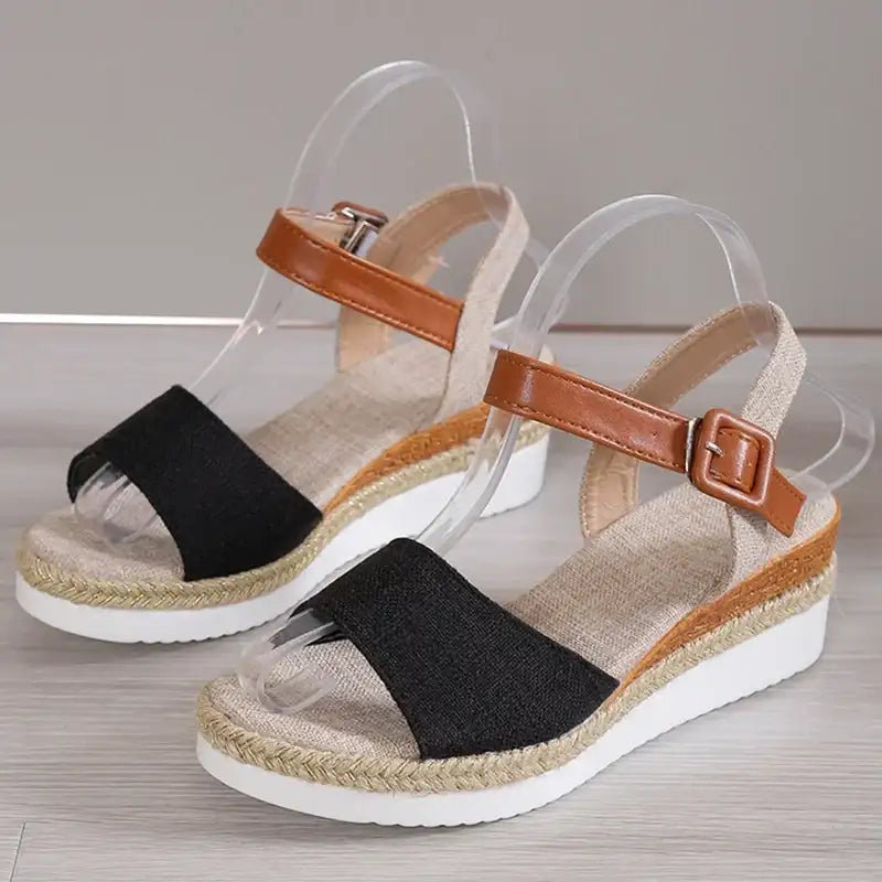 Sandals Women Shoes Fashion Wedge Sandal For Women Non-Slip Women’s Sandals Huaraches Light High-Heeled Sandals