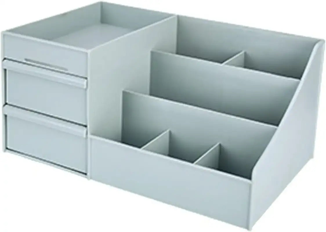 White New Drawer Makeup Storage Box Dormitory Finishing Plastic Shelf Cosmetics Skin Care Dressing Table Desktop - show