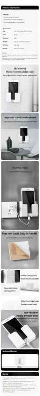 Minimalist wall mount phone charging dock from Phoneplugbox Wall Mount Wizard, super trendy