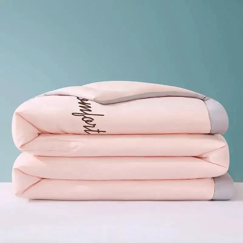 Fiber Summer Cooling Air Conditioning Blanket - Embroidery Jade / 100X150cm