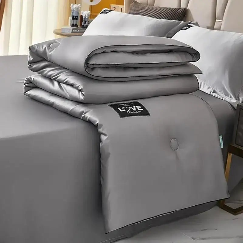 Fiber Summer Cooling Air Conditioning Blanket - Quilt Dark Grey / 150X200cm