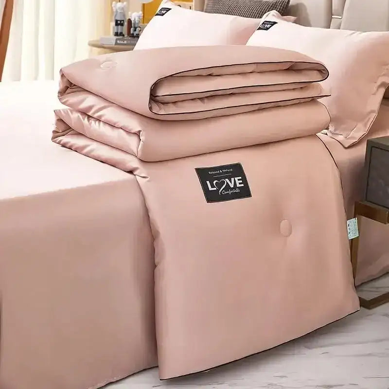 Fiber Summer Cooling Air Conditioning Blanket - Quilt Pink / 200X230cm
