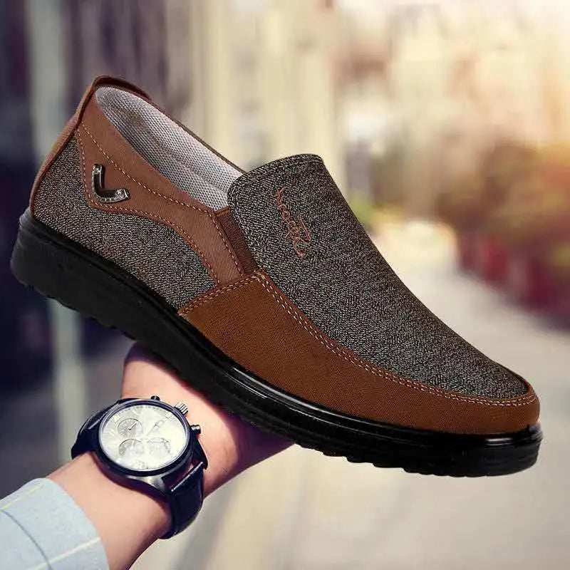 Shoes Men Canvas Summer Classic Loafers Men Casual Shoes Breathable Walking Flat Men Shoes Zapatos Sneakers Plus Size