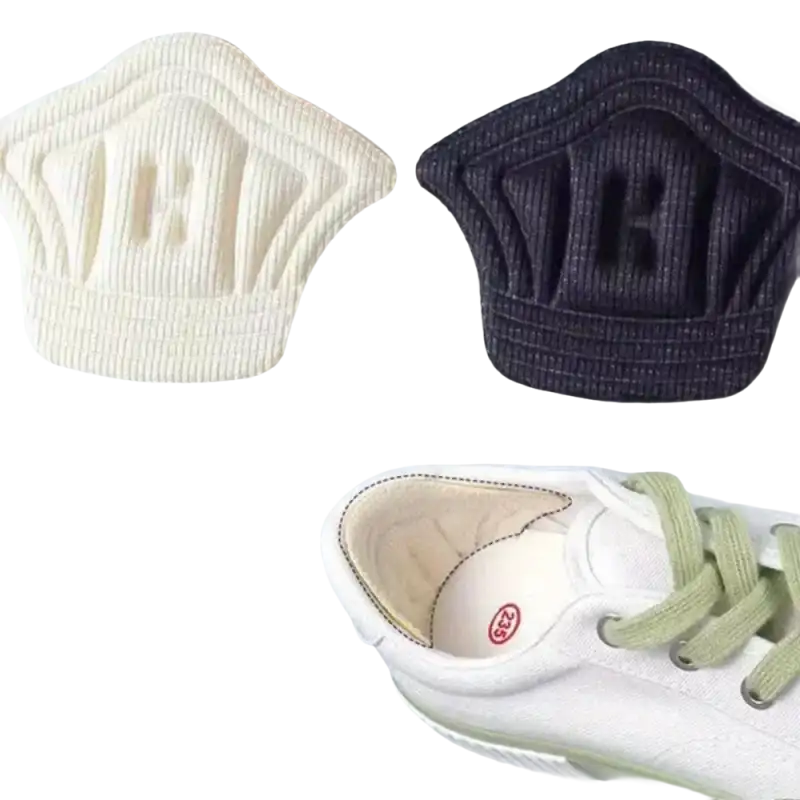 Shoe heel cushion pads.