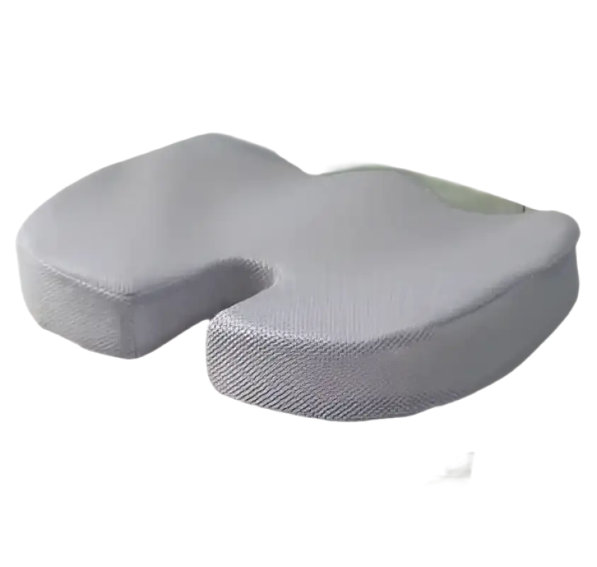 U-shaped memory foam seat cushion.