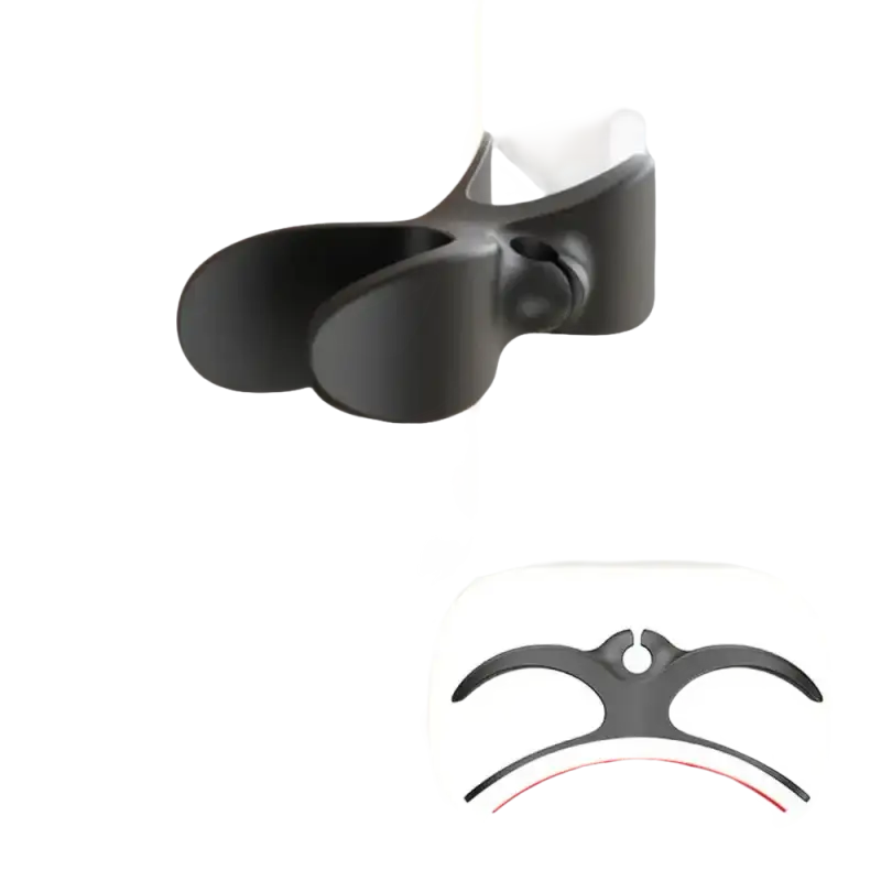 Black pot clip.