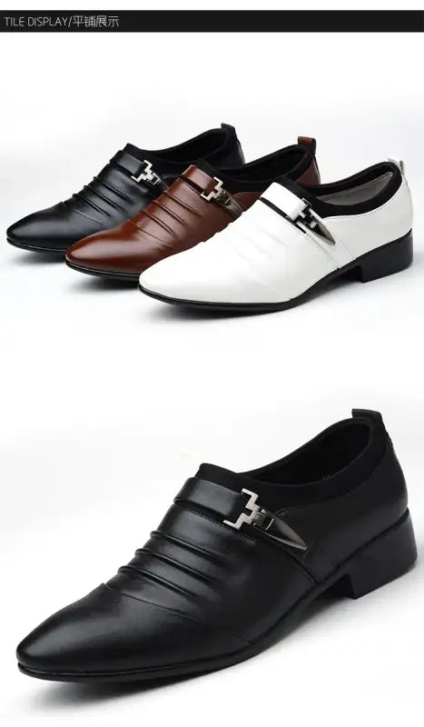 Cotton Leather Shoes Men Formal Dress Shoes Luxury Business Oxford Male Office Wedding Dress Shoes for Men Winter New