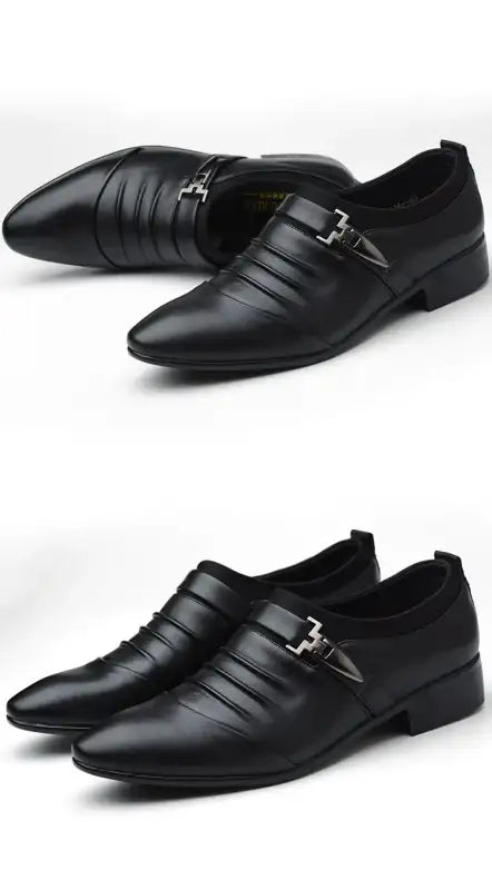 Cotton Leather Shoes Men Formal Dress Shoes Luxury Business Oxford Male Office Wedding Dress Shoes for Men Winter New