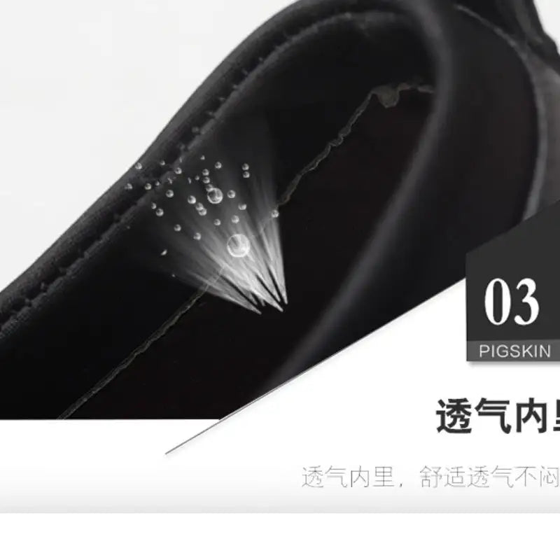 Cotton Leather Shoes Men Formal Dress Shoes Luxury Business Oxford Male Office Wedding Dress Shoes for Men Winter New