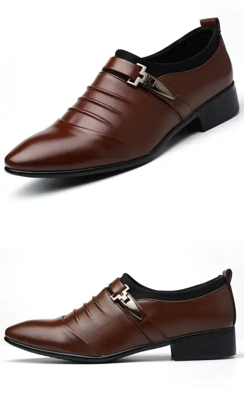 Cotton Leather Shoes Men Formal Dress Shoes Luxury Business Oxford Male Office Wedding Dress Shoes for Men Winter New