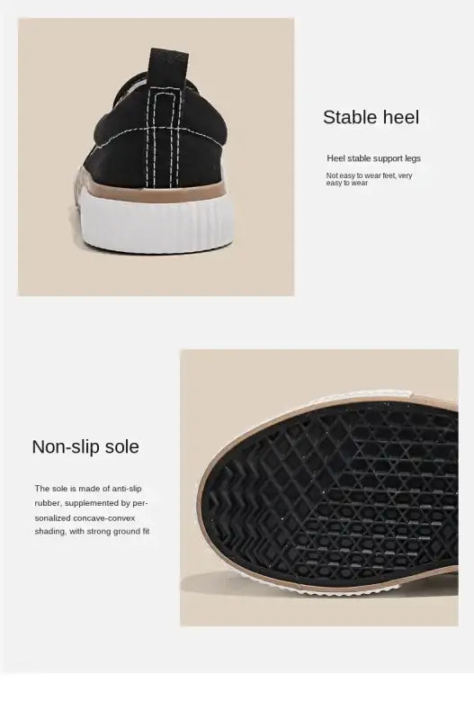 Little Bear Women’s Vulcanize Shoes Comfortable and Casual Slip-On Flat Shoes Slip-Ons Women Shoes Zapatillas De Mujer