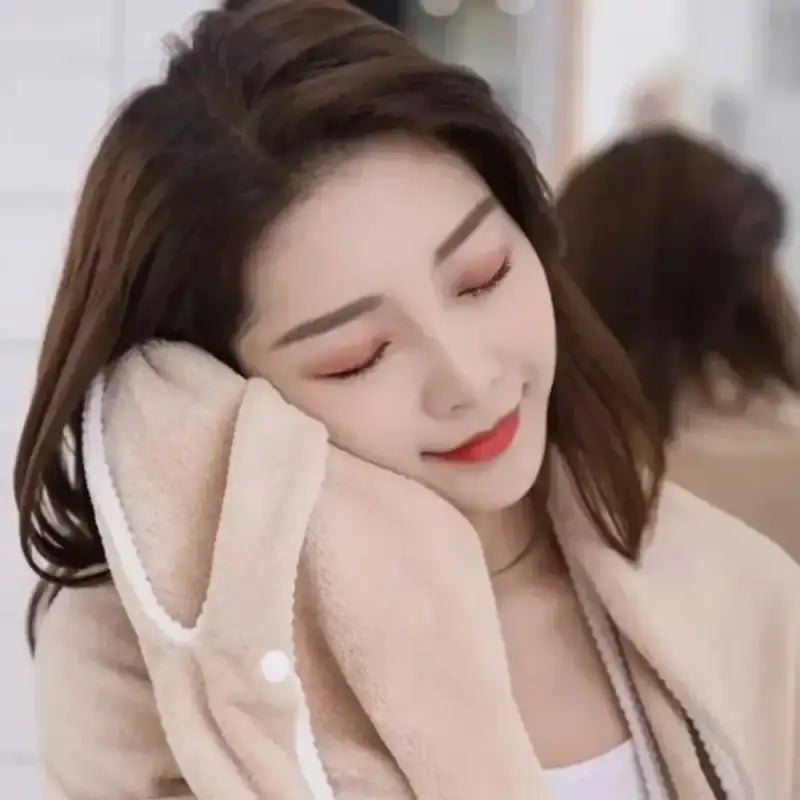 Wearable Style Bath Towels Soft Absorbent Towel Dress Thickened Water Absorbing Bathrobe Wearable Camisole Coral Fleece