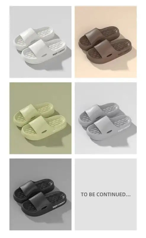 Thick Platform Slippers for Women Home Soft Sole Pillow Slides Sandals Woman Summer Beach Non Slip Flip Flops Bathroom