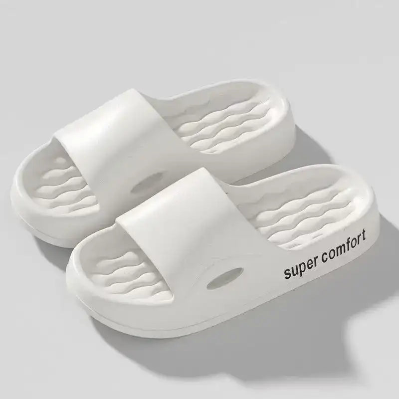 Thick Platform Slippers for Women Home Soft Sole Pillow Slides Sandals Woman Summer Beach Non Slip Flip Flops Bathroom